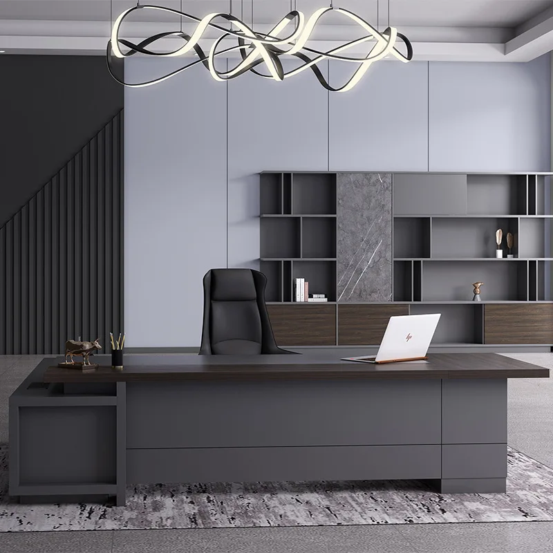Boss President Desk Chair Desk Combination Simple Modern Light Luxury Office Large Class Manager
Boss President Desk Chair Desk Combination Simple Modern Light Luxury Office Large Class Manager
