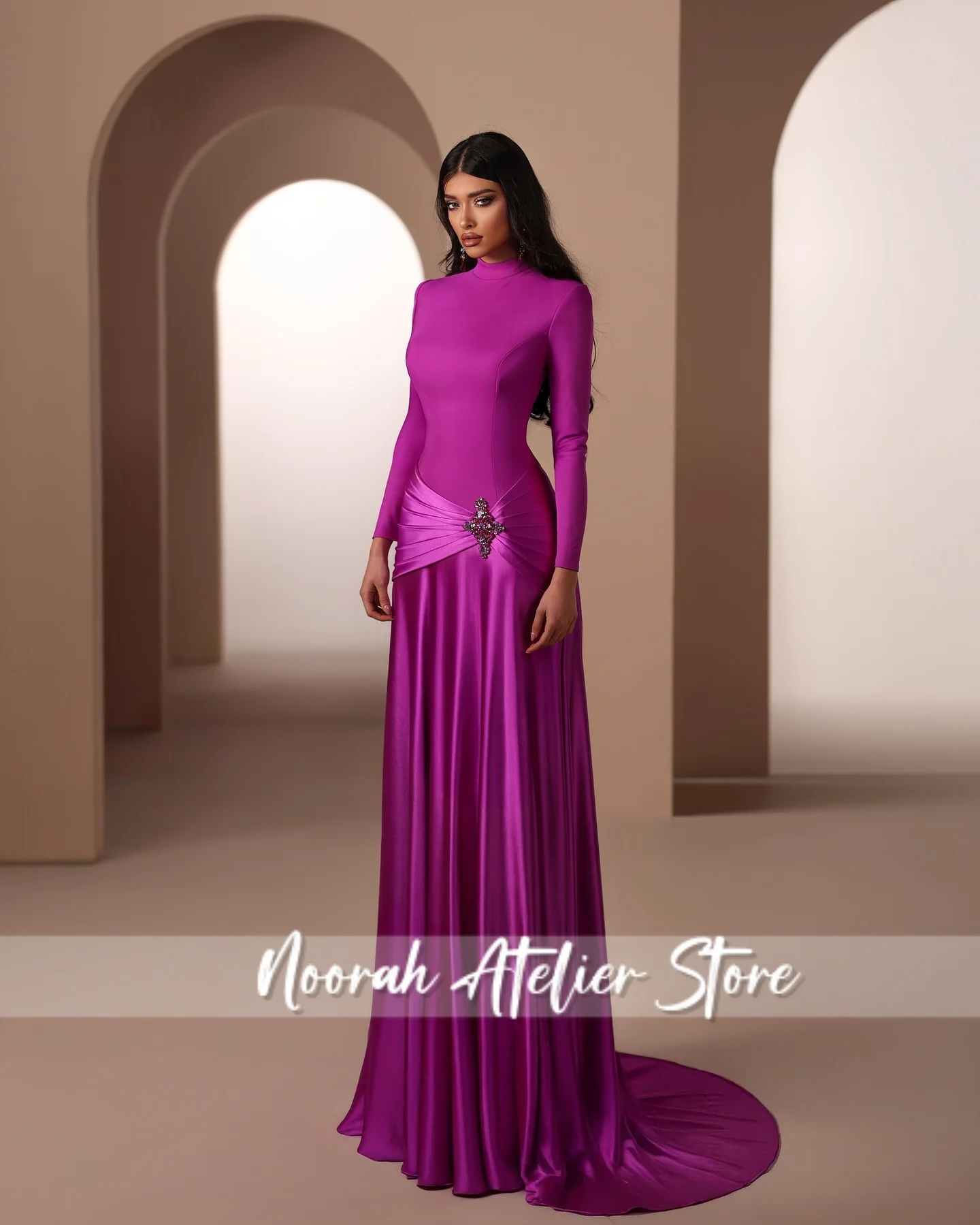 New Pink High N Peplum Luxury Women's Evening Dresses 2025 Long Sleeves Wedding Gown Saudi Arabia Long Vestidos Customized
New Pink High N Peplum Luxury Women's Evening Dresses 2025 Long Sleeves Wedding Gown Saudi Arabia Long Vestidos Customized