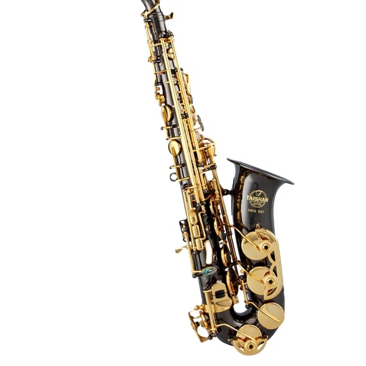 Musical Instrument Black Nickel Plated Color Eb Alto Saxophone With Gold Lacquer Keys For Performance
Musical Instrument Black Nickel Plated Color Eb Alto Saxophone With Gold Lacquer Keys For Performance