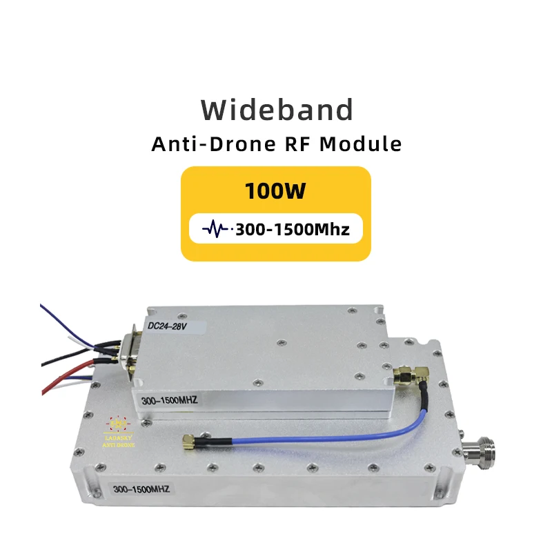 Wide-band High Quality GaN 100W Frequency 300-1500MHz Anti dr one Modules and Hot Sell Signal Generator
Wide-band High Quality GaN 100W Frequency 300-1500MHz Anti dr one Modules and Hot Sell Signal Generator