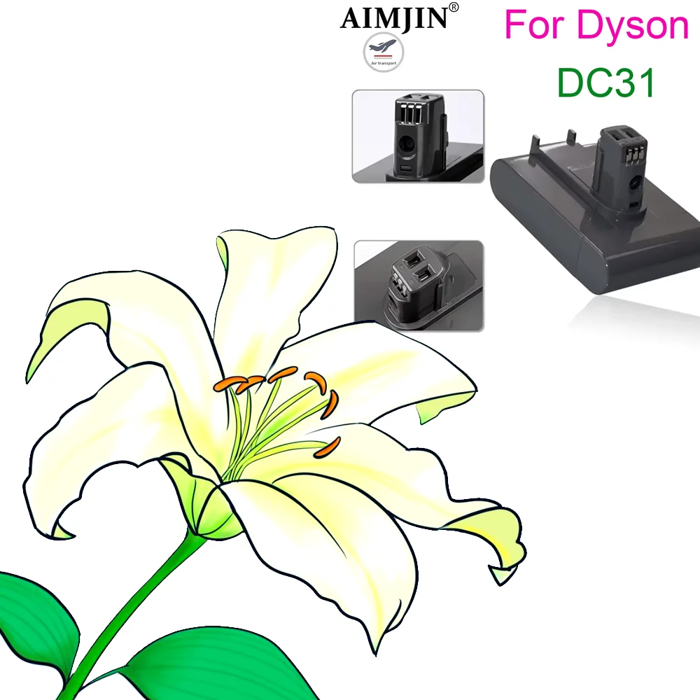 For Dyson DC35, DC45 DC31, DC34, DC44, DC31 Animal, DC35 Animal,917083-01 (Type A) 22.2V 9800mAh Li-ion Vacuum Battery
For Dyson DC35, DC45 DC31, DC34, DC44, DC31 Animal, DC35 Animal,917083-01 (Type A) 22.2V 9800mAh Li-ion Vacuum Battery