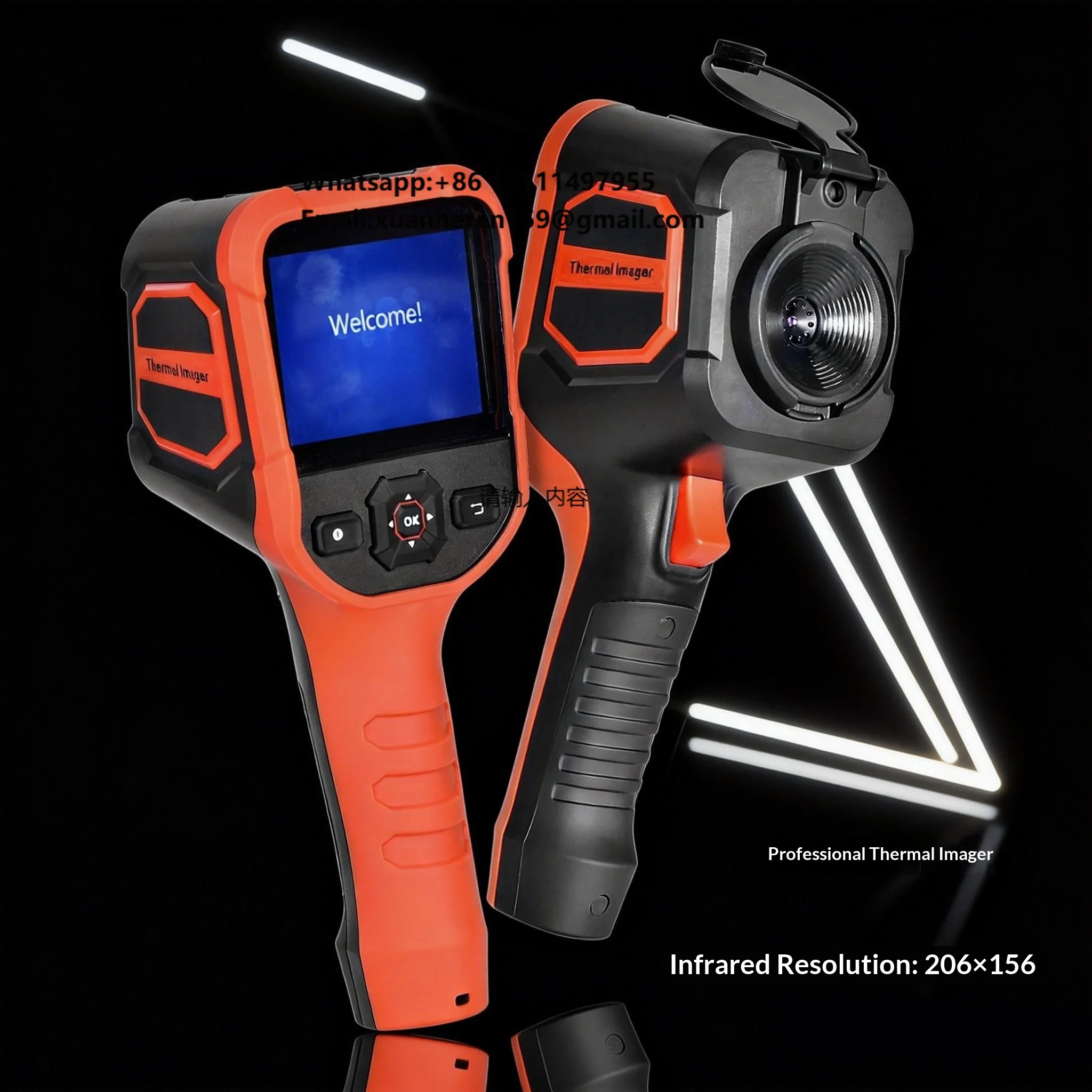 Professional Handheld Infrared Thermal Imaging Night Vision HD Leak Underfloor Heating Pipe Electrical Temperature Detection
Professional Handheld Infrared Thermal Imaging Night Vision HD Leak Underfloor Heating Pipe Electrical Temperature Detection