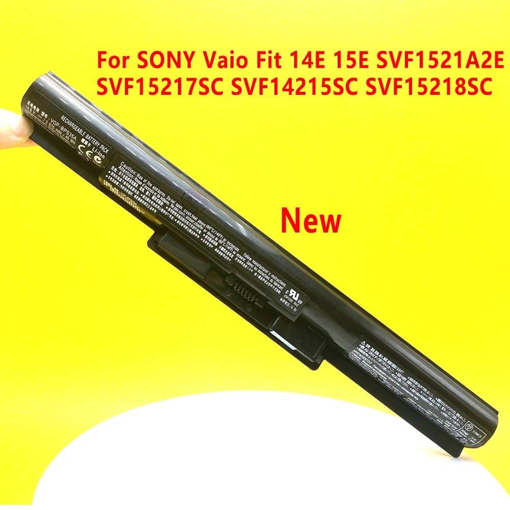 Новый аккумулятор для ноутбука SONY Vaio Fit 14E 15E SVF1521A2E SVF15217SC SVF14215SC SVF15218SC Svf152a29v SVF152A25T VGP-BPS35A
Новый аккумулятор для ноутбука SONY Vaio Fit 14E 15E SVF1521A2E SVF15217SC SVF14215SC SVF15218SC Svf152a29v SVF152A25T VGP-BPS35A
