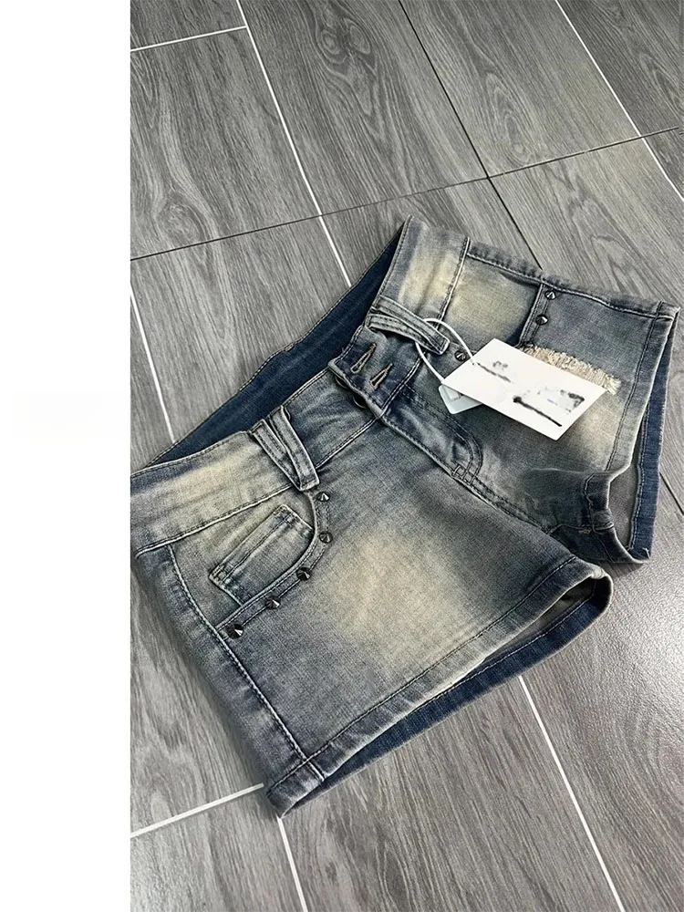 Retro American Denim Shorts Women's Summer New plus Size Tight Elastic Slimming Sexy Ultra Short Hot Pants Casual High Waist ...
Retro American Denim Shorts Women's Summer New plus Size Tight Elastic Slimming Sexy Ultra Short Hot Pants Casual High Waist ...