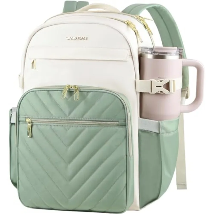 VANKEAN Laptop Backpack for Women with Pouch Pocket for Large Capacity Tumbler, Laptop Computer Bag Travel Backpack Purse, Wate
VANKEAN Laptop Backpack for Women with Pouch Pocket for Large Capacity Tumbler, Laptop Computer Bag Travel Backpack Purse, Wate