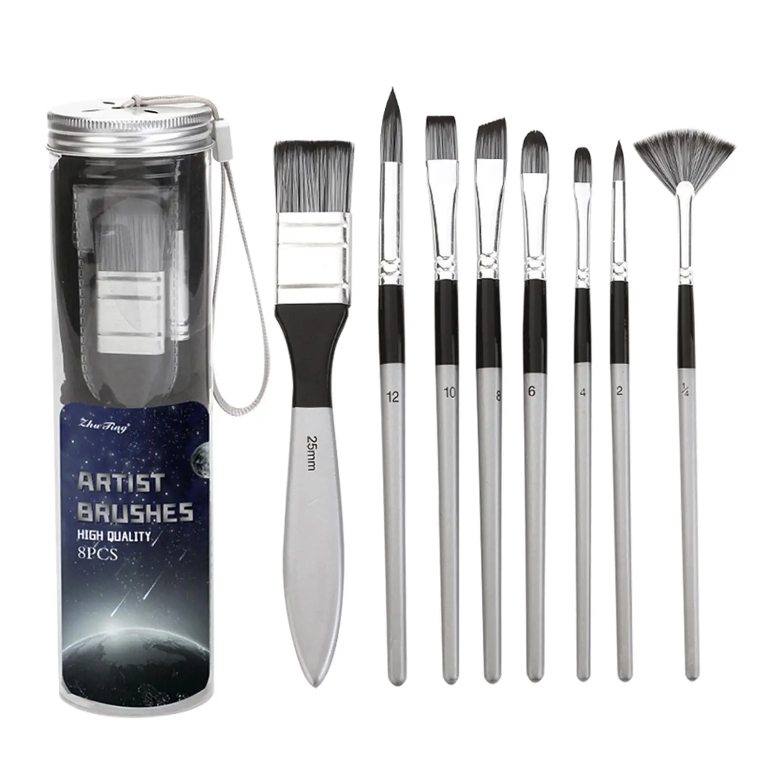 8x Painting Brushes Flat Filbert Angle Acrylic Oil Gouache Paint Paintbrush
8x Painting Brushes Flat Filbert Angle Acrylic Oil Gouache Paint Paintbrush