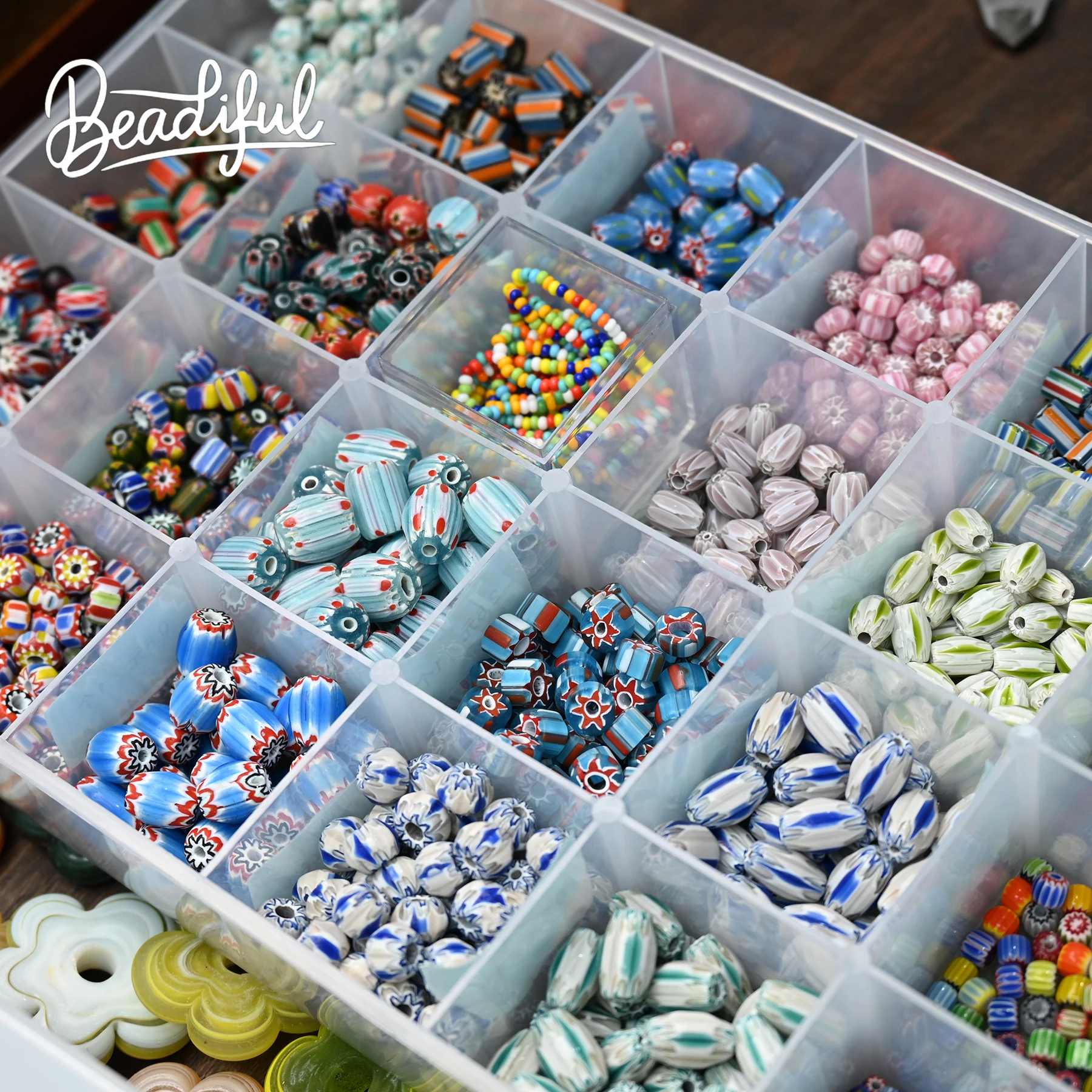 100g Nepal Handmade Glass Beads Mixed Color Loose Beads for Bracelet Necklace Jewelry Making DIY Craft
100g Nepal Handmade Glass Beads Mixed Color Loose Beads for Bracelet Necklace Jewelry Making DIY Craft