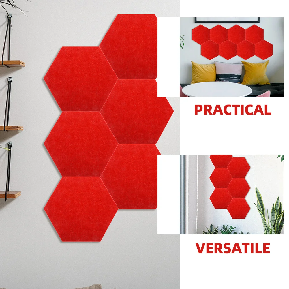 10Pcs Vibrant Hexagon Felt Tiles Soft Comfortable Wall Soundproofing Memo Notice Board Felt Board Wall
10Pcs Vibrant Hexagon Felt Tiles Soft Comfortable Wall Soundproofing Memo Notice Board Felt Board Wall
