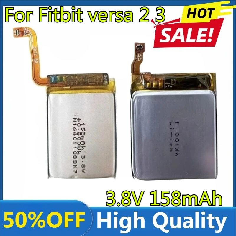 New 158mAh~260mAh 332327 Battery for Fitbit Versa 3 Versa3 Sense 511 512 Versa Lite Versa2 High quality Battery
New 158mAh~260mAh 332327 Battery for Fitbit Versa 3 Versa3 Sense 511 512 Versa Lite Versa2 High quality Battery