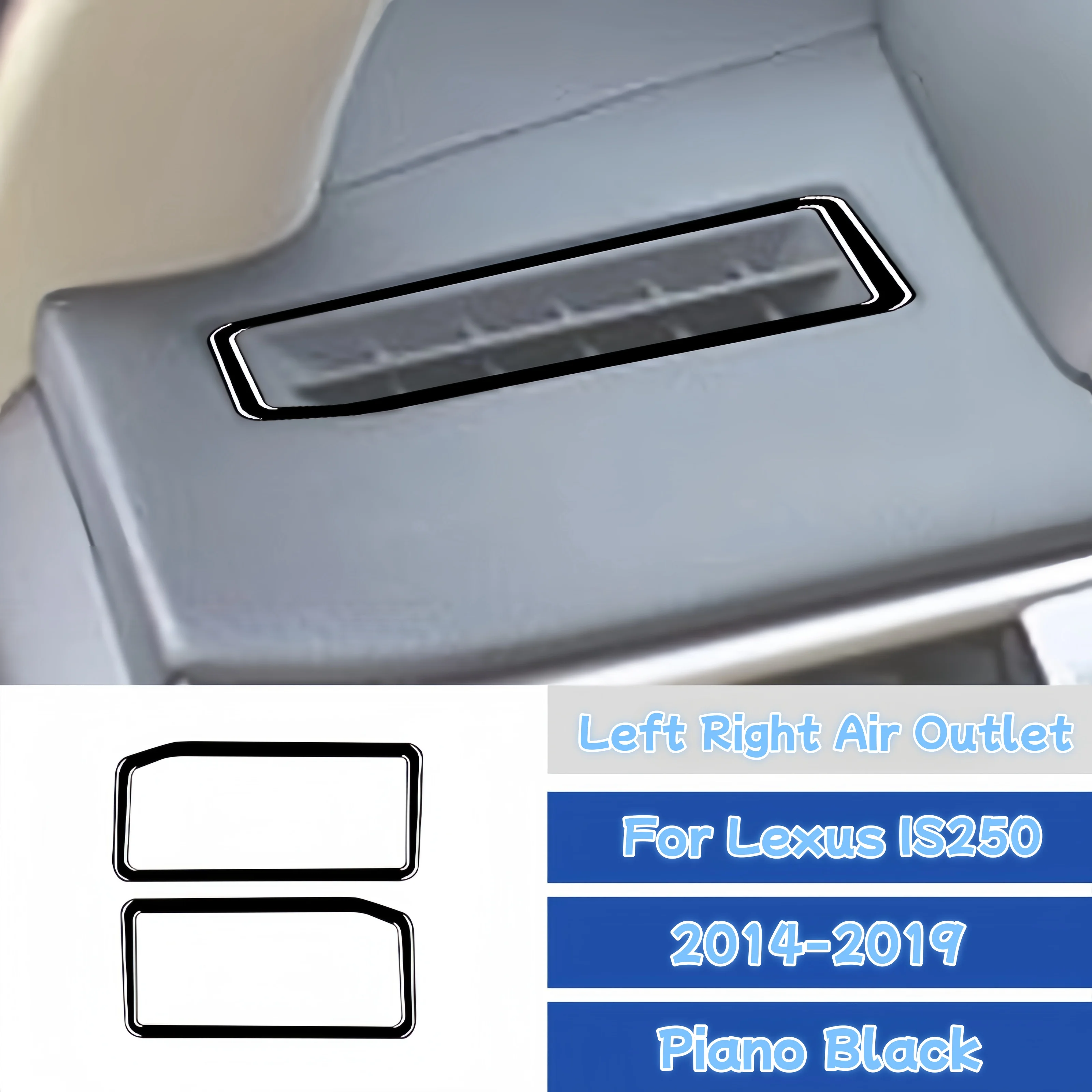 For Lexus IS250 2014-2019 Piano Black Dashboard Side Air Outlet Frame Cover Trim Sticker Car Interior Decoration Accessories
For Lexus IS250 2014-2019 Piano Black Dashboard Side Air Outlet Frame Cover Trim Sticker Car Interior Decoration Accessories
