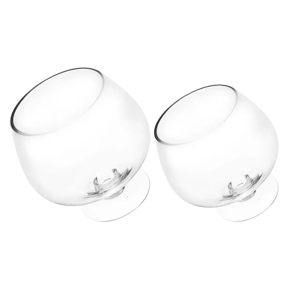 2 Pcs Goldfish Bowl Vase Decorative Tank High Borosilicate Glass Clear Aquarium Office
2 Pcs Goldfish Bowl Vase Decorative Tank High Borosilicate Glass Clear Aquarium Office
