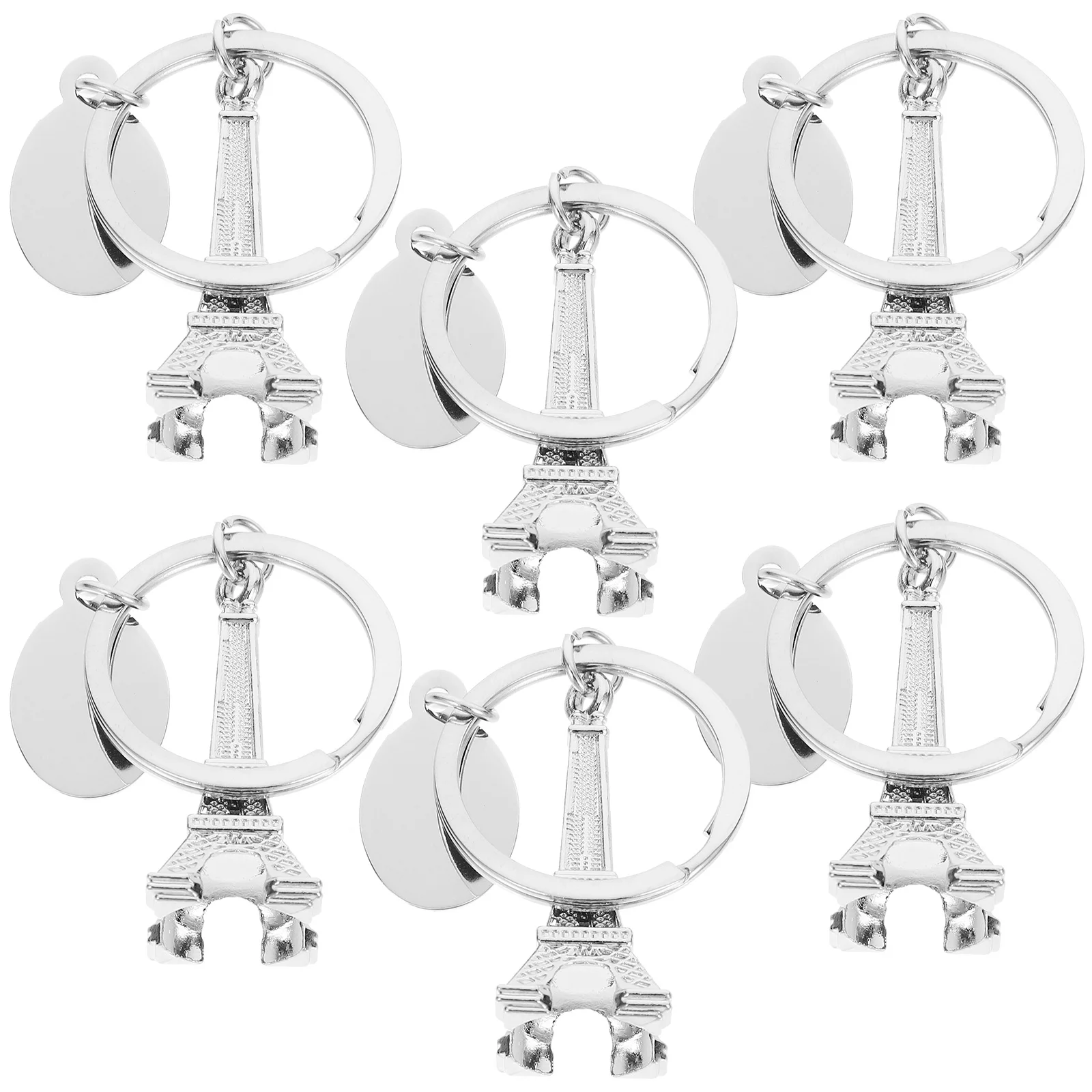 6PCS Eiffel Tower Keychain Zinc Alloy Pendant Ornament Gifts Packaging Bag Accessories Decorative Key Ring
6PCS Eiffel Tower Keychain Zinc Alloy Pendant Ornament Gifts Packaging Bag Accessories Decorative Key Ring
