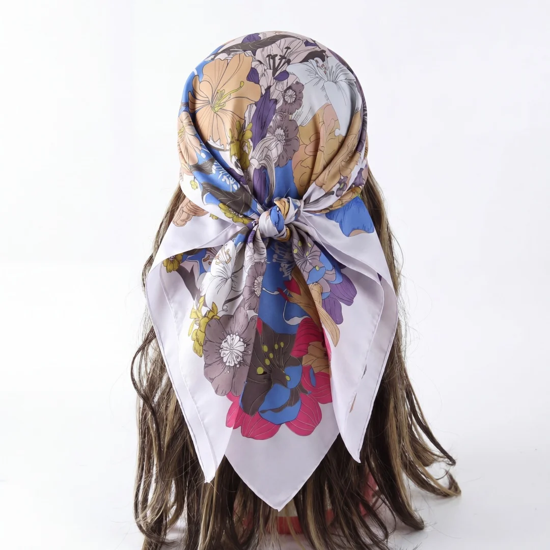 Print Scarf Hijab Bandana Handkerchief Silk Scarves Woman Headscarf Square Shawl Wraps Neckerchief Turban Headband Foulards
Print Scarf Hijab Bandana Handkerchief Silk Scarves Woman Headscarf Square Shawl Wraps Neckerchief Turban Headband Foulards