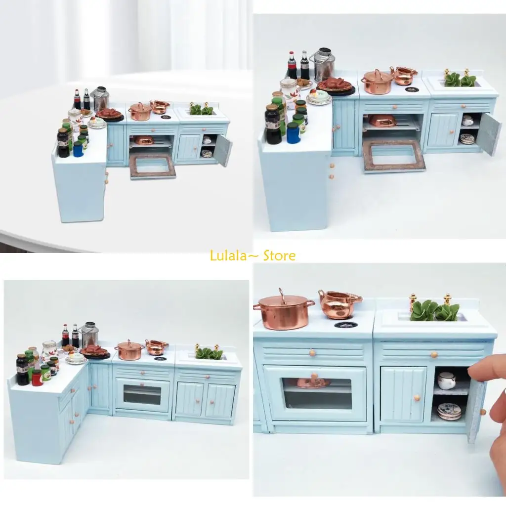Y4qa 1/12 кукол Миниатюрный деревянный кухонный шкаф с открытыми дверями кукольные достоп
Y4qa 1/12 кукол Миниатюрный деревянный кухонный шкаф с открытыми дверями кукольные достоп