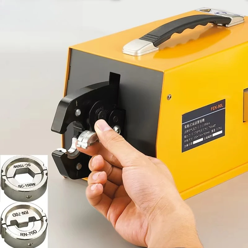 6-95mm2 Lug Hexagon Pneumatic Terminal Crimping Machine FEK-90L Industrial Cable Manual Crimping Machine
6-95mm2 Lug Hexagon Pneumatic Terminal Crimping Machine FEK-90L Industrial Cable Manual Crimping Machine