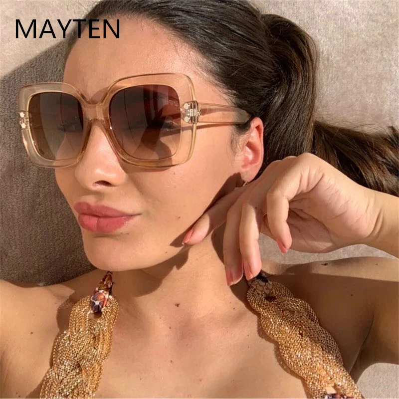 Oversized Sunglasses Women Luxury Transparent Gradient Sun Glasses Big Frame Vintage Eyewear UV400 Glasses for Lady
Oversized Sunglasses Women Luxury Transparent Gradient Sun Glasses Big Frame Vintage Eyewear UV400 Glasses for Lady
