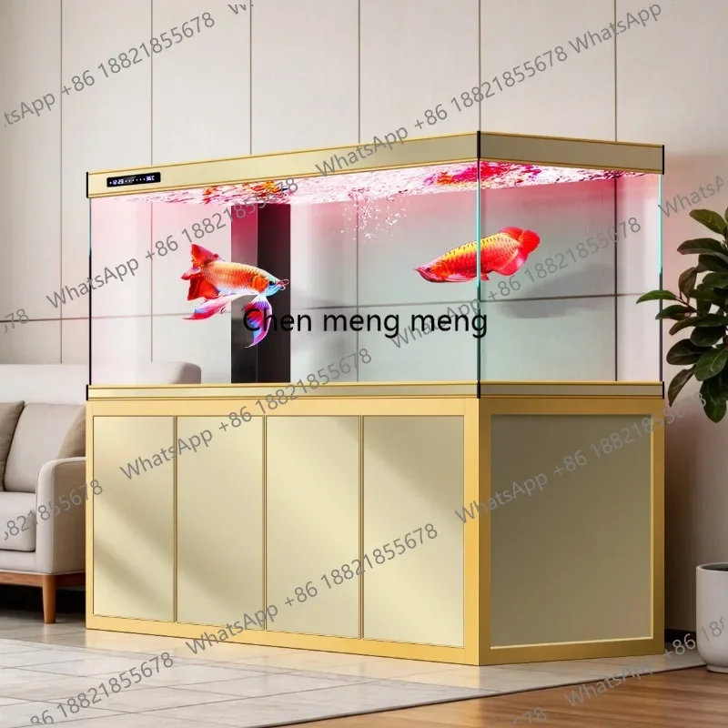 E182 Living room large aquarium bottom filter ultra-white glass household partition ecological goldfish tank automatic water cha
E182 Living room large aquarium bottom filter ultra-white glass household partition ecological goldfish tank automatic water cha