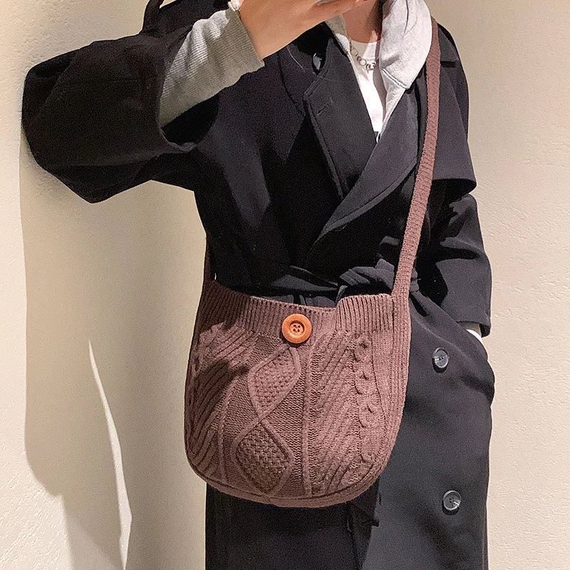 Vintage Knitted Braid Shoulder Shopping Bags for Women 2022 Trend Korean Fashion Soft Tote Bag Large Capacity Crochet Handbag
Vintage Knitted Braid Shoulder Shopping Bags for Women 2022 Trend Korean Fashion Soft Tote Bag Large Capacity Crochet Handbag