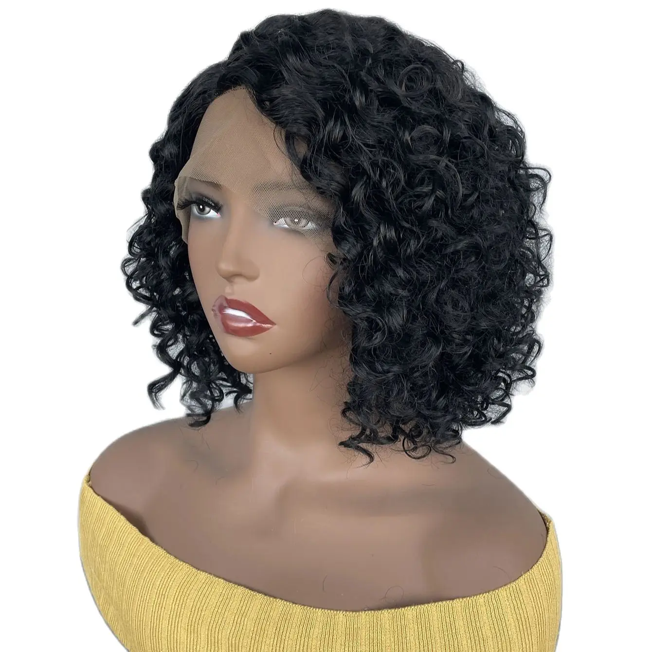 BCHR Afro Kinky Curly Lace Front Wig Synthetic Black Wigs for Black Women High Temperature Fiber Curly Wig
BCHR Afro Kinky Curly Lace Front Wig Synthetic Black Wigs for Black Women High Temperature Fiber Curly Wig
