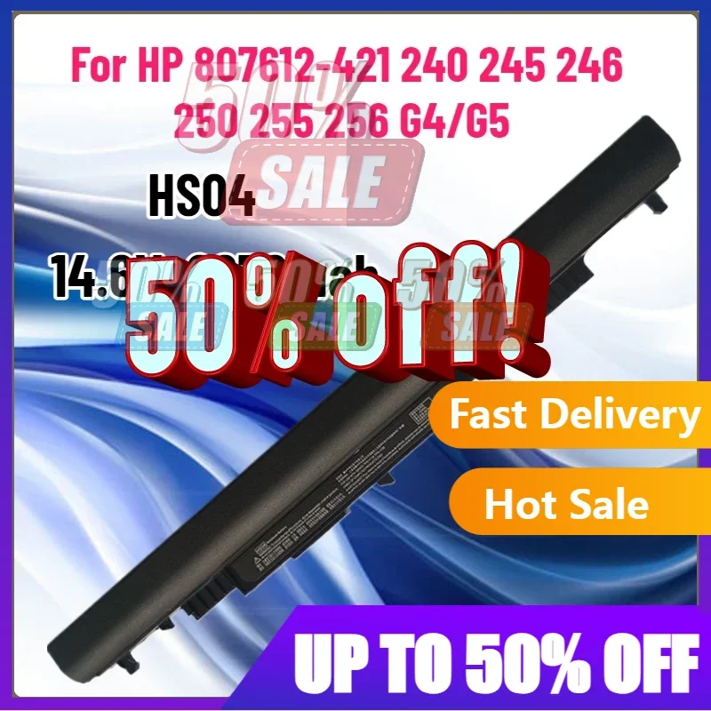 【Fast Delivery】New14.8V 2750mAh HS04 Laptop Battery For HP 807612-421 240 245 246 250 255 256 G4/G5 Pavilion 14-AC 15-AC 17-X Se
【Fast Delivery】New14.8V 2750mAh HS04 Laptop Battery For HP 807612-421 240 245 246 250 255 256 G4/G5 Pavilion 14-AC 15-AC 17-X Se