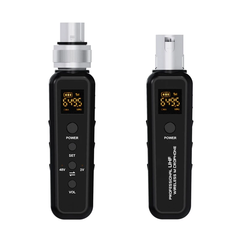 UHF Wireless Microphone Converter XLR Transmitter And Receiver For Dynamic Microphone Guitar Receiver Transmission Adapter
UHF Wireless Microphone Converter XLR Transmitter And Receiver For Dynamic Microphone Guitar Receiver Transmission Adapter