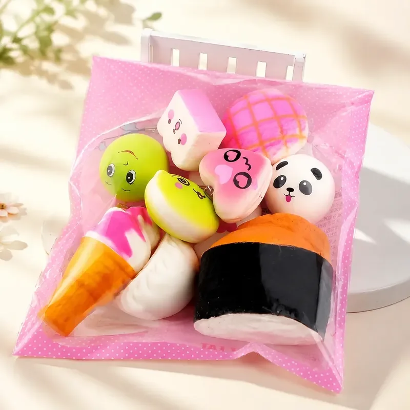 fidget toys NEW 10pcs Squishies Toy Medium Mini Soft Bread Toys Key Banana Cake Toast Squishy Toy Kawaii Toys squishy toys
fidget toys NEW 10pcs Squishies Toy Medium Mini Soft Bread Toys Key Banana Cake Toast Squishy Toy Kawaii Toys squishy toys