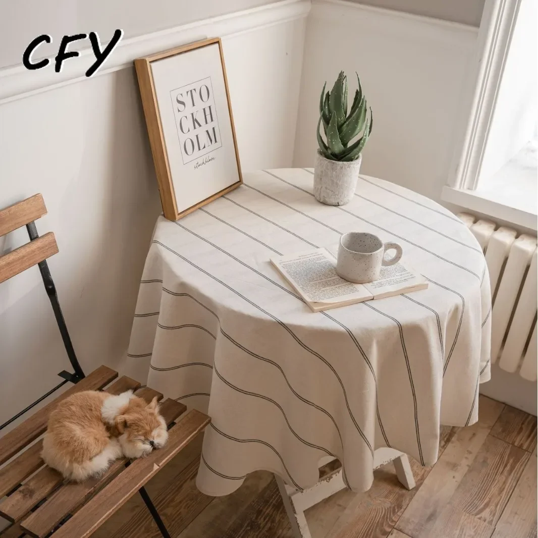 Cotton Linen American Stripe Round Tablecloth Coffee Table Cover Table Round Tablecloth Decora Picnic Mat Table Cover
Cotton Linen American Stripe Round Tablecloth Coffee Table Cover Table Round Tablecloth Decora Picnic Mat Table Cover