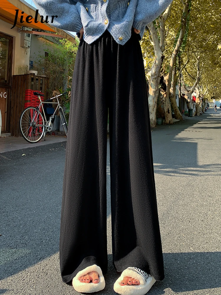 Autumn New Basic Knitting Loose Casual Female Wide Leg Pants High Street Sweet Soft Fashion Full Length Solid Color Women Pants
Autumn New Basic Knitting Loose Casual Female Wide Leg Pants High Street Sweet Soft Fashion Full Length Solid Color Women Pants