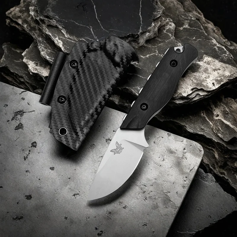 BM 15017 Hideen Canyon Fixed Knife 8Cr18Mov Blade G10 Handle Outdoor Camping Hunting Knives Survival EDC Tool for Gifts
BM 15017 Hideen Canyon Fixed Knife 8Cr18Mov Blade G10 Handle Outdoor Camping Hunting Knives Survival EDC Tool for Gifts