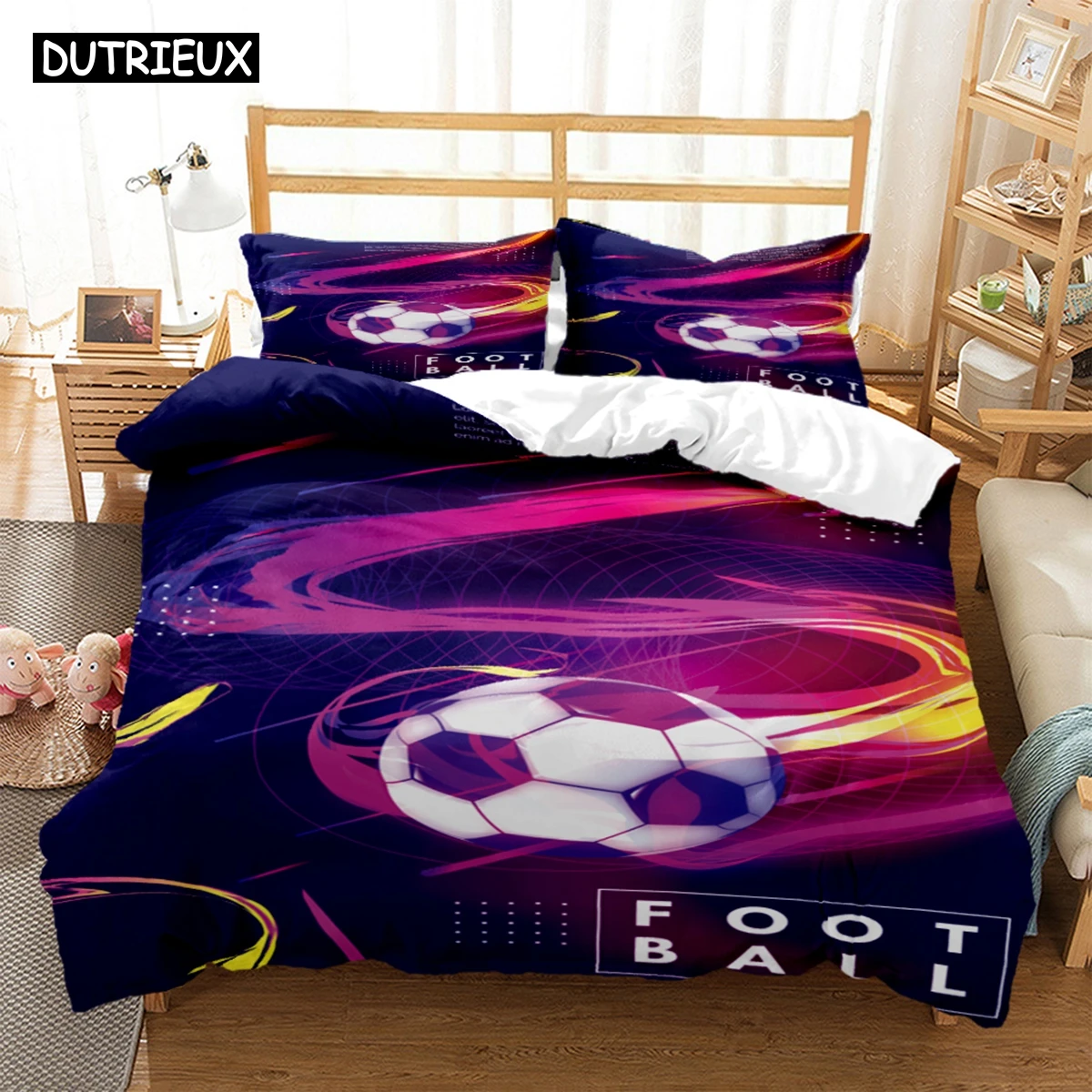Soccer Cover Digital Print Polyester Bedding Sets Child Kids Covers Boys Bed Linen Set For Teens King Size Bedding Set
Soccer Cover Digital Print Polyester Bedding Sets Child Kids Covers Boys Bed Linen Set For Teens King Size Bedding Set