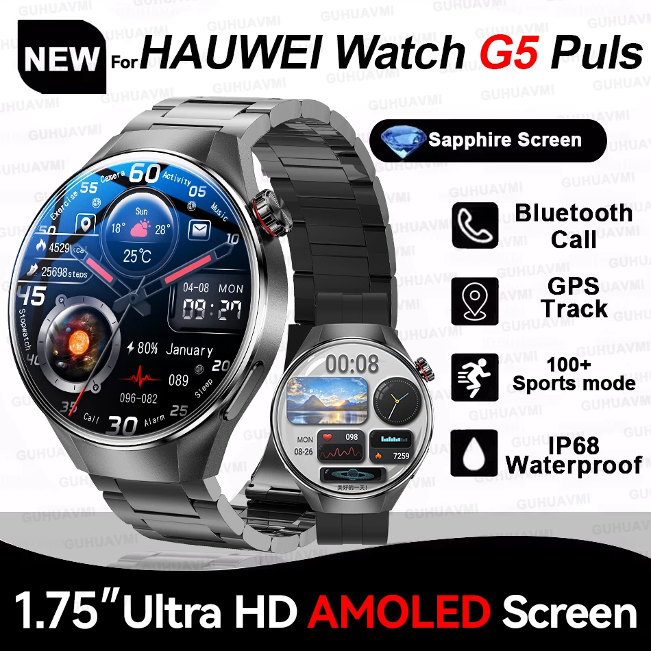 2025 NEW For HUAWEI Sports Smart Watch 1.75 inch HD AMOLED Screen GPS Trackr Compass Waterproof BT Call Men Women Smart Bracelet
2025 NEW For HUAWEI Sports Smart Watch 1.75 inch HD AMOLED Screen GPS Trackr Compass Waterproof BT Call Men Women Smart Bracelet