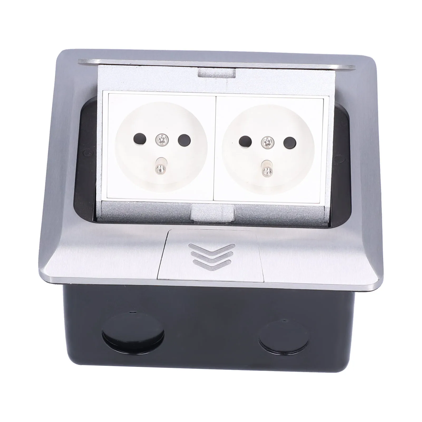 Up Floor Box Aluminum Alloy Ground Desktop Socket Waterproof Electrical Outlet 2 Way 250V J28
Up Floor Box Aluminum Alloy Ground Desktop Socket Waterproof Electrical Outlet 2 Way 250V J28