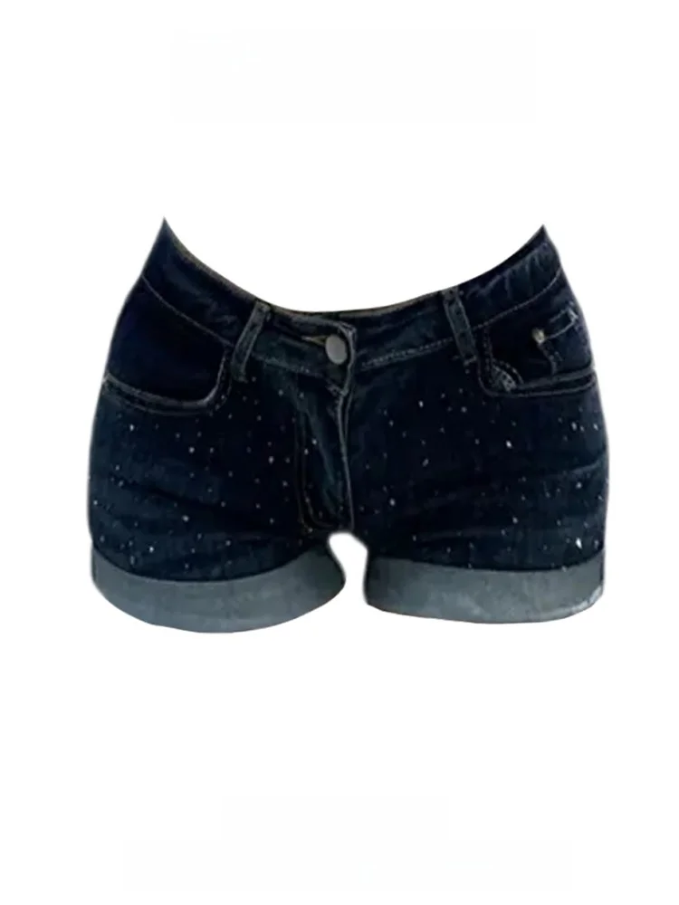 American Heavyweight Rhinestone Low Waist Wrap around Denim Shorts Women's Summer Slimming Hot Pants High Waist Short Pants
American Heavyweight Rhinestone Low Waist Wrap around Denim Shorts Women's Summer Slimming Hot Pants High Waist Short Pants