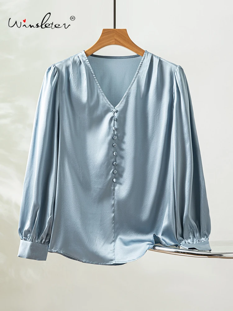 Winsleter-93%Silk 7%Spandex Elegant Shirt, V Neck Long Sleeve Solid, Women Occupation Commute Loose Blouse, 2026 Summer T65540CC
Winsleter-93%Silk 7%Spandex Elegant Shirt, V Neck Long Sleeve Solid, Women Occupation Commute Loose Blouse, 2026 Summer T65540CC