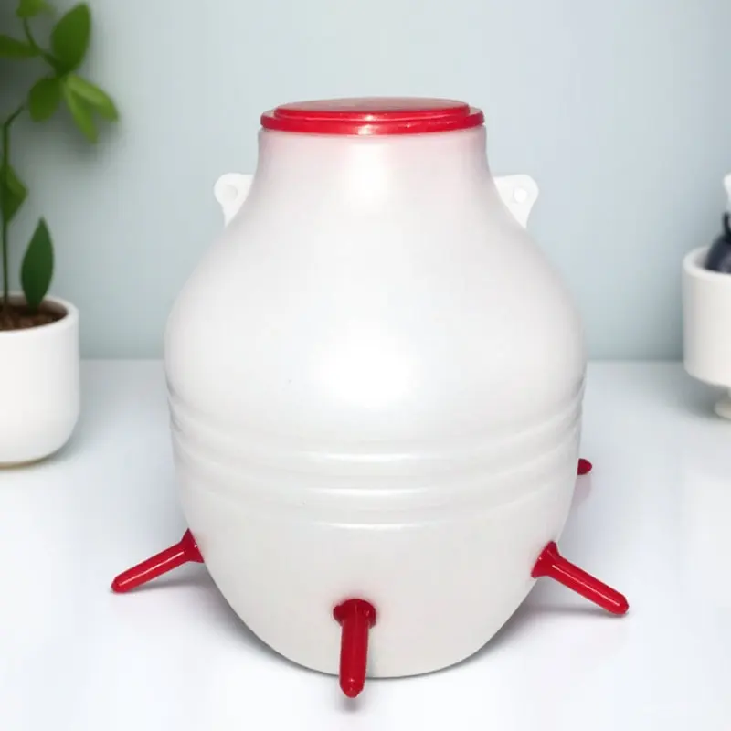 Lamb Milk Bucket with 6 Silicone Nipples Large Capacity Animal Feeding Pot for Farm Poultry Breeding Chickens Pigs Lambs Nursing
Lamb Milk Bucket with 6 Silicone Nipples Large Capacity Animal Feeding Pot for Farm Poultry Breeding Chickens Pigs Lambs Nursing