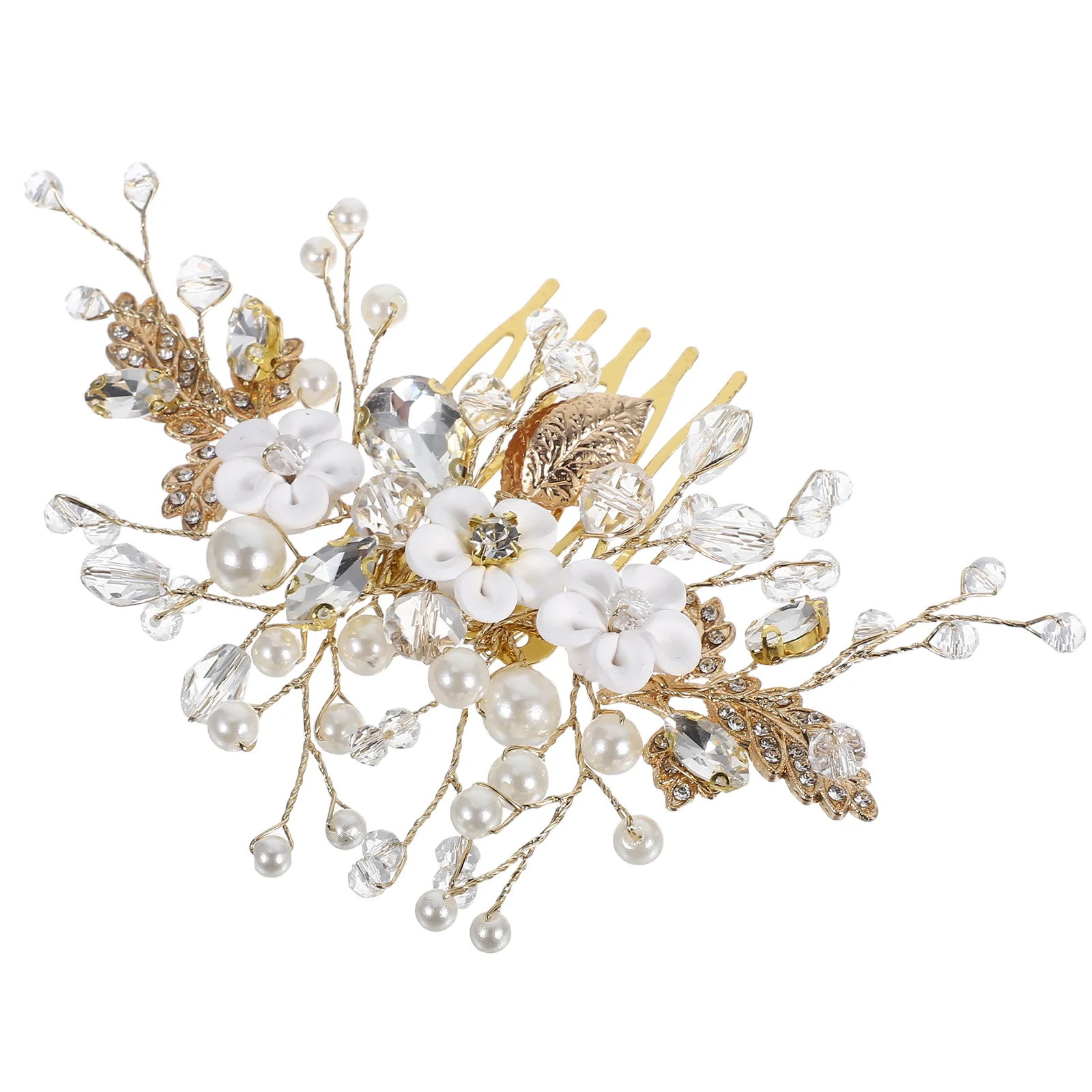 Bridal Hair Crystal Flower Rhinestones Wedding Headpiece for Bride Decorative Hair Combs Wedding White Flowers Zinc
Bridal Hair Crystal Flower Rhinestones Wedding Headpiece for Bride Decorative Hair Combs Wedding White Flowers Zinc
