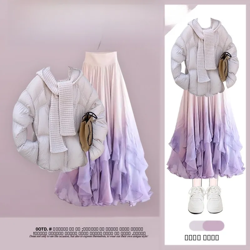 Slimming down Winter New Style High Waist Skirt Two Piece Set Versatile Durable Quality Material Women's Fashion Ensemble
Slimming down Winter New Style High Waist Skirt Two Piece Set Versatile Durable Quality Material Women's Fashion Ensemble