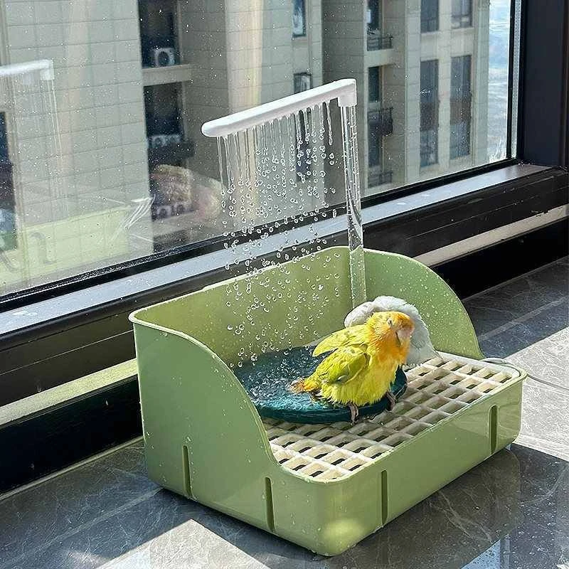 Parrot Electric Bath Tub Automatic Circulation Bird Bath Pot Toilet Pot for Bird Shower Gadget
Parrot Electric Bath Tub Automatic Circulation Bird Bath Pot Toilet Pot for Bird Shower Gadget