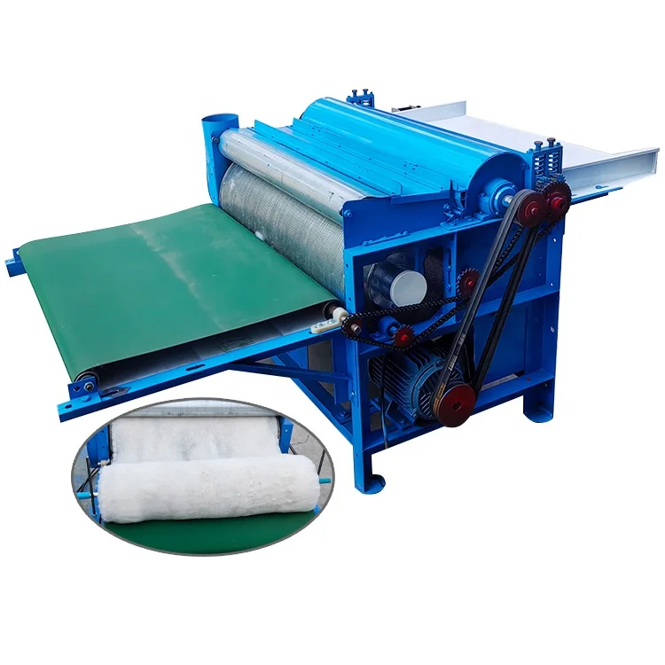 380V Single Roller Cotton Carding And Comb Machine for Small Scale Wool Carding Yarn Preparation Textile Processing Equipment