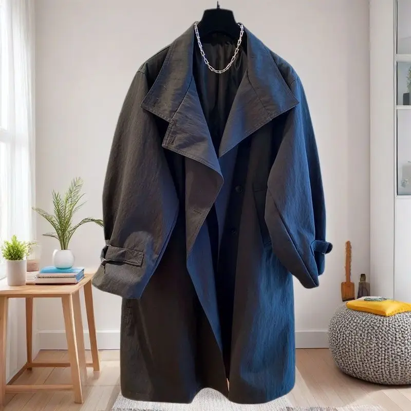 Women Apricot Big Size Long Elegant Trench New Stand Collar Long Sleeve Windbreaker Fashion Spring Autumn 2025
Women Apricot Big Size Long Elegant Trench New Stand Collar Long Sleeve Windbreaker Fashion Spring Autumn 2025