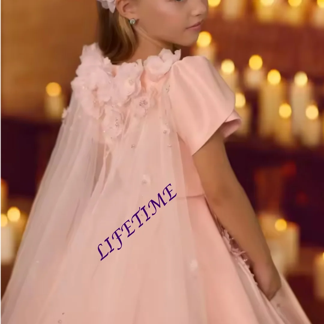 CustomizedPink Flower Girl Dresses for Wedding With Cap Floral Baby Girl's Birthday Party Gowns Customized Toddle First Communio
CustomizedPink Flower Girl Dresses for Wedding With Cap Floral Baby Girl's Birthday Party Gowns Customized Toddle First Communio