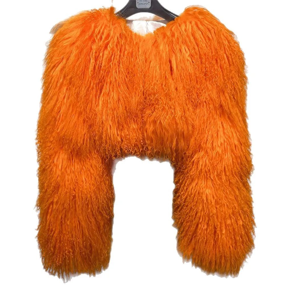 Популярная женская ультракороткая куртка из натуральной овечьей шерсти однотонного цвета для трансграничной экспресс-доставки
Популярная женская ультракороткая куртка из натуральной овечьей шерсти однотонного цвета для трансграничной экспресс-доставки