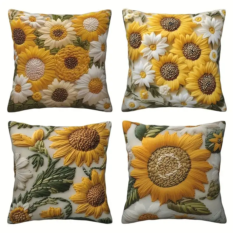 Наволочка с цветочным узором подсолнухов и маргариток — яркая наволочка с цветочным принтом для радостного декора в стиле фермерского дома
Наволочка с цветочным узором подсолнухов и маргариток — яркая наволочка с цветочным принтом для радостного декора в стиле фермерского дома