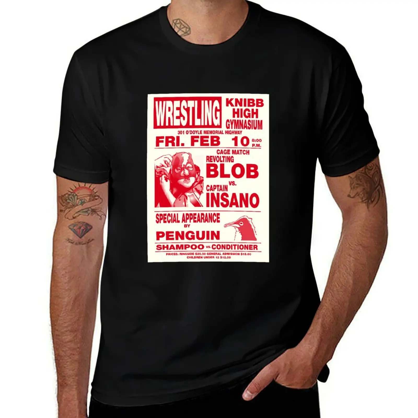 The Revolting Blob Wrestling Poster T-Shirt t shirts for man cotton soft t shirts for man graphic vintage T-Shirt 
The Revolting Blob Wrestling Poster T-Shirt t shirts for man cotton soft t shirts for man graphic vintage T-Shirt