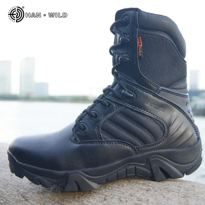 Winter Tactical Boots for Men Cow Leather Waterproof Round Toe Work Shoes Combat Desert Ankle Boot Mens
Winter Tactical Boots for Men Cow Leather Waterproof Round Toe Work Shoes Combat Desert Ankle Boot Mens