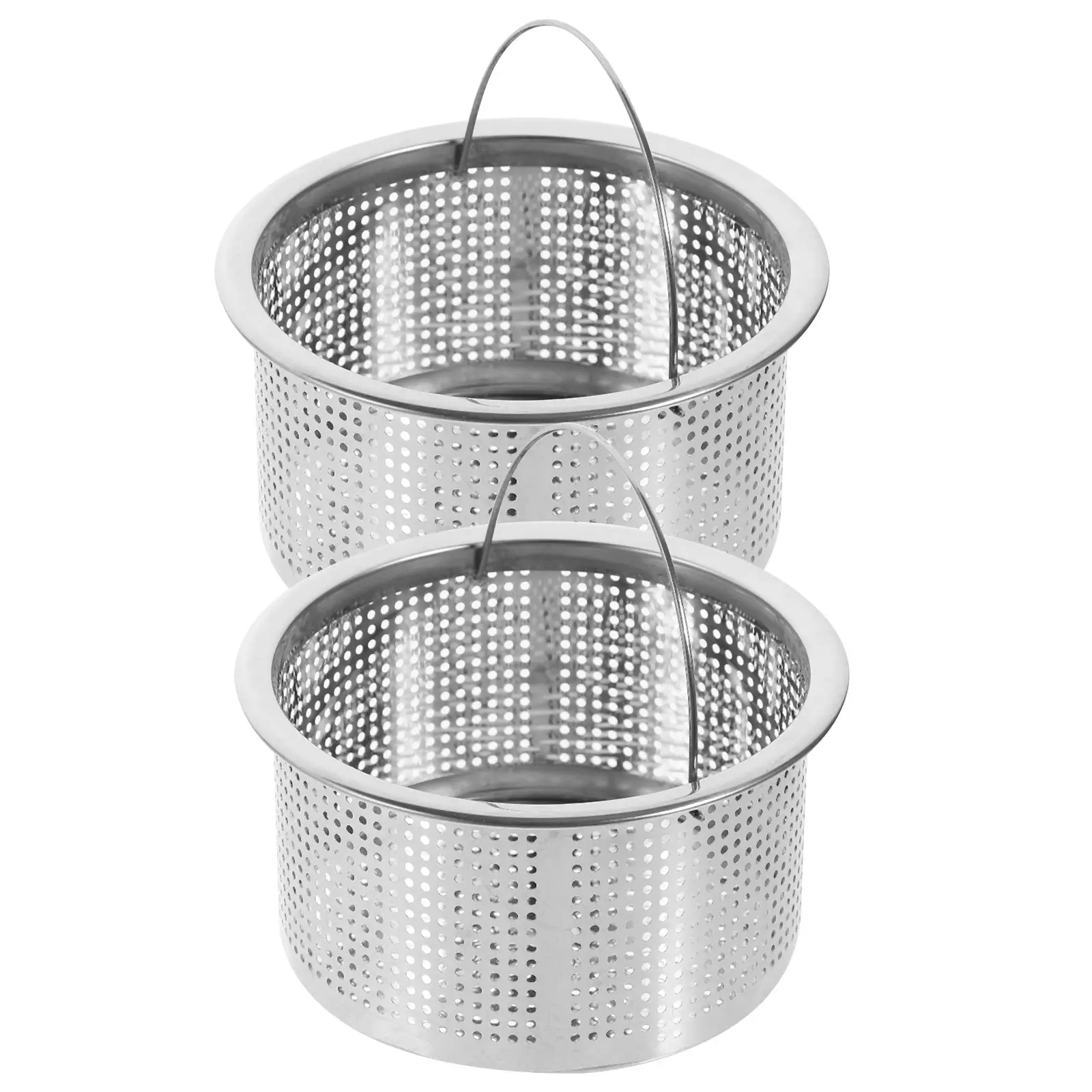 2Pcs Kitchen Sink Strainer Filter Basket 304 Stainless Steel Mesh Drain Catcher Food Blockage Preventer for Basin
2Pcs Kitchen Sink Strainer Filter Basket 304 Stainless Steel Mesh Drain Catcher Food Blockage Preventer for Basin