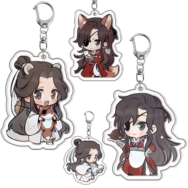 Аниме Горячий персонаж Xie Lian Hua Cheng акриловый брелок с героями мультфильмов Q версия креативная классика брелок для ключей аксессуары студенты Шарм 
Аниме Горячий персонаж Xie Lian Hua Cheng акриловый брелок с героями мультфильмов Q версия креативная классика брелок для ключей аксессуары студенты Шарм
