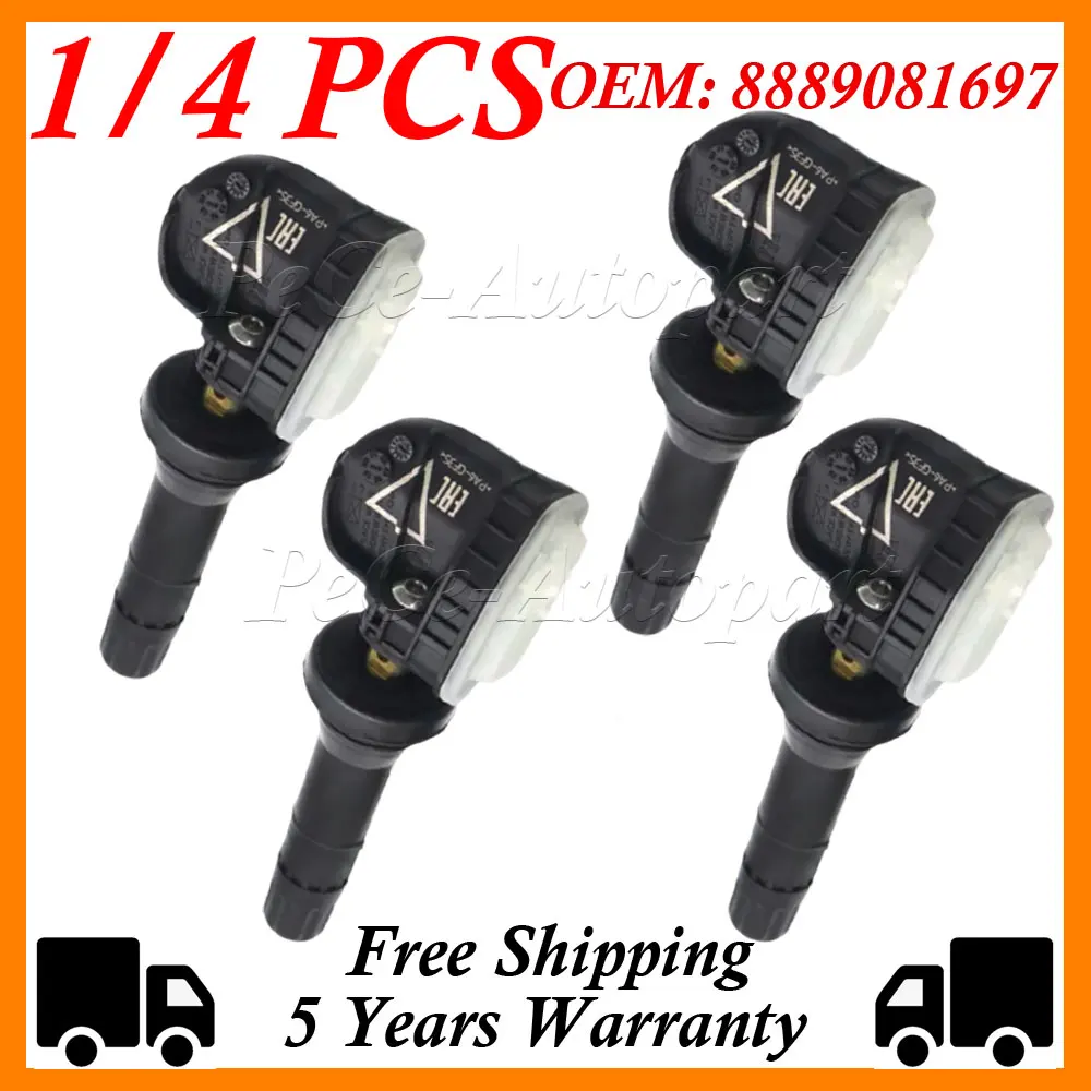 1/4PCS Tire Pressure Sensor System TPMS 8889081697 433MHz For Geely FY11 Monjaro Atlas Emgrand Manjaro Geometry A C 6600145881
1/4PCS Tire Pressure Sensor System TPMS 8889081697 433MHz For Geely FY11 Monjaro Atlas Emgrand Manjaro Geometry A C 6600145881
