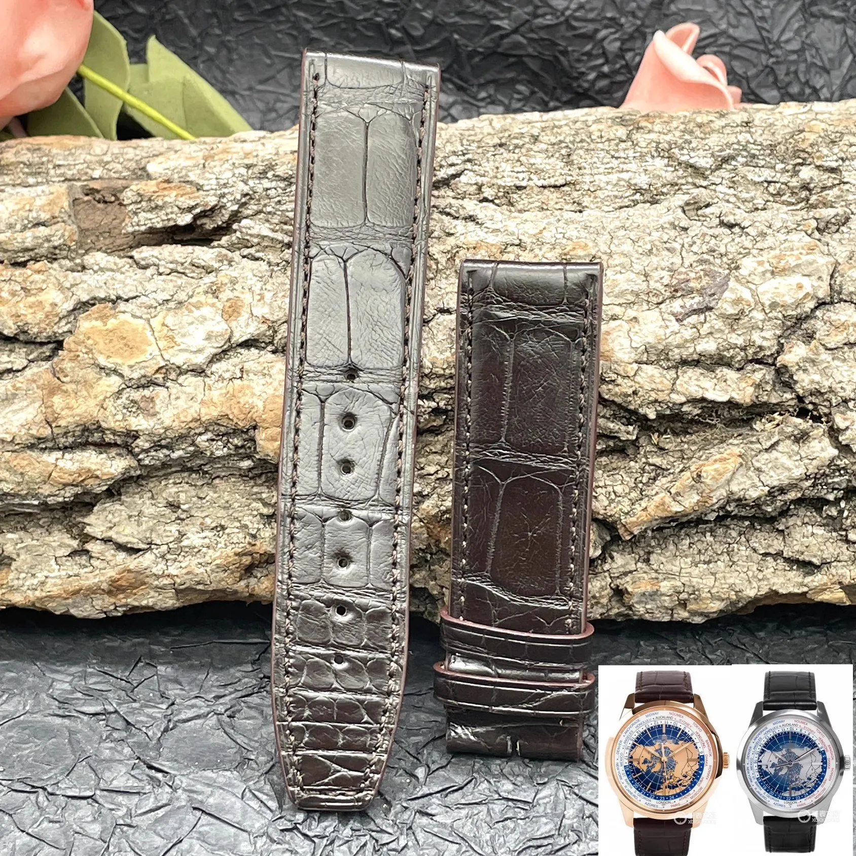 Adapted to Jijia Geophysical Observatory 8108420 8102520 crocodile leather strap 21mm
Adapted to Jijia Geophysical Observatory 8108420 8102520 crocodile leather strap 21mm