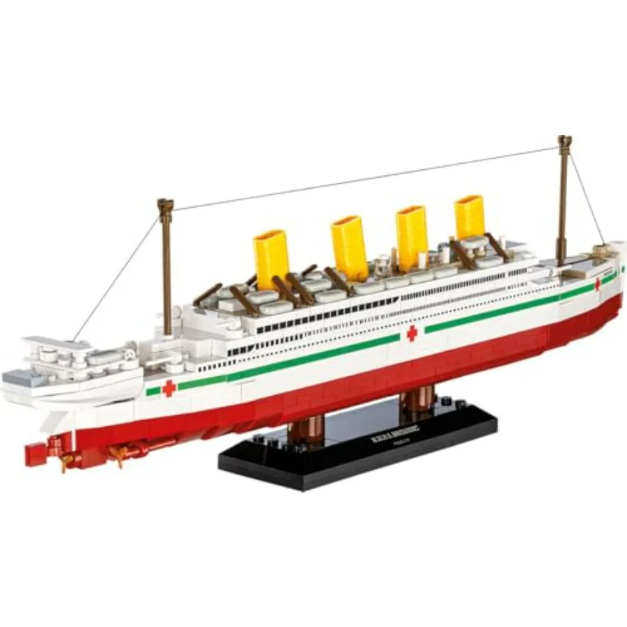 COBI Historical Collection H.M.H.S. Britannic Model Kit Wooden Building Set with Detailed Interior and Authentic Painted Finish
COBI Historical Collection H.M.H.S. Britannic Model Kit Wooden Building Set with Detailed Interior and Authentic Painted Finish